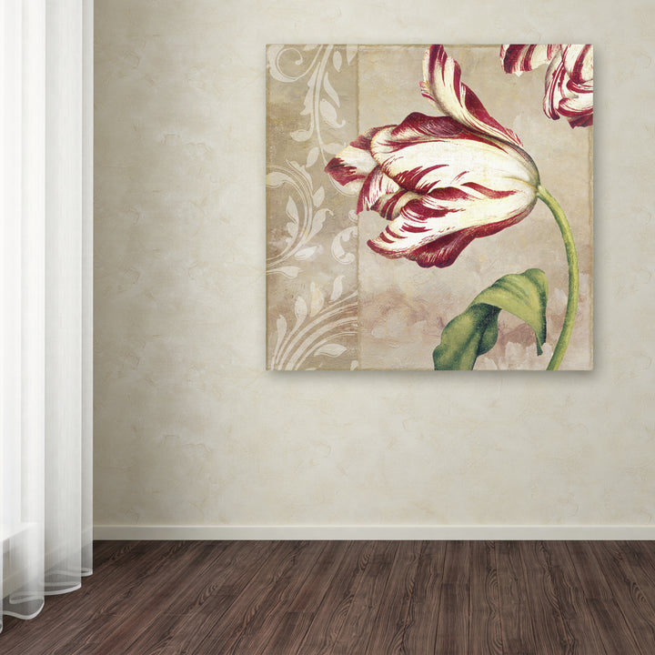 Color Bakery Peppermint Tulips II Huge Canvas Art 35 x 35 Image 4