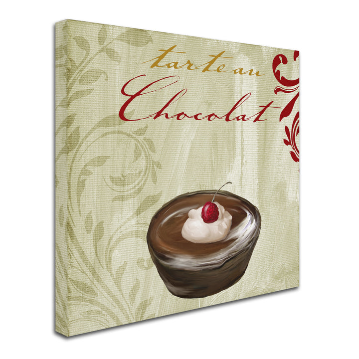 Color Bakery Tartes Francais Chocolat Huge Canvas Art 35 x 35 Image 3