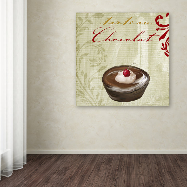 Color Bakery Tartes Francais Chocolat Huge Canvas Art 35 x 35 Image 4