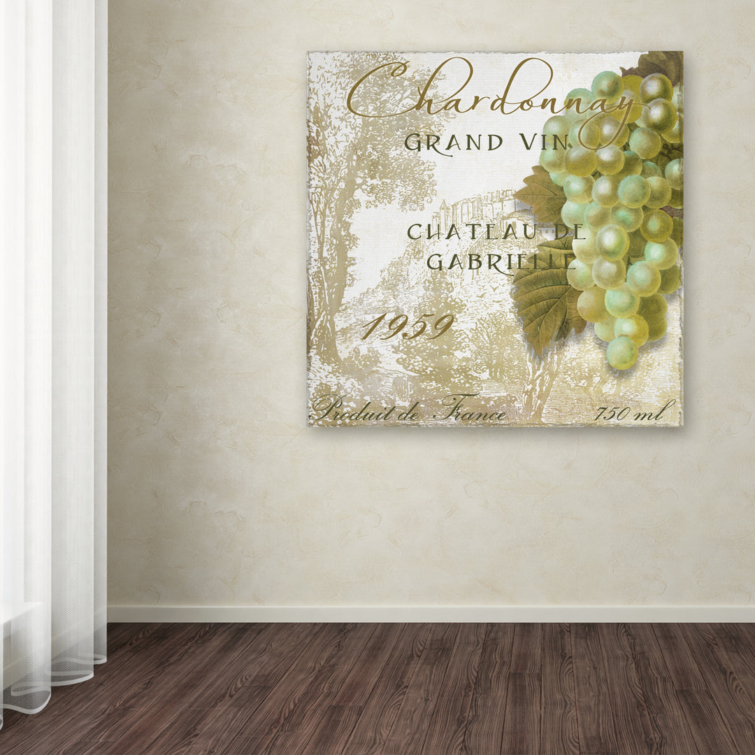 Color Bakery Grand Vin Chardonnay Huge Canvas Art 35 x 35 Image 4