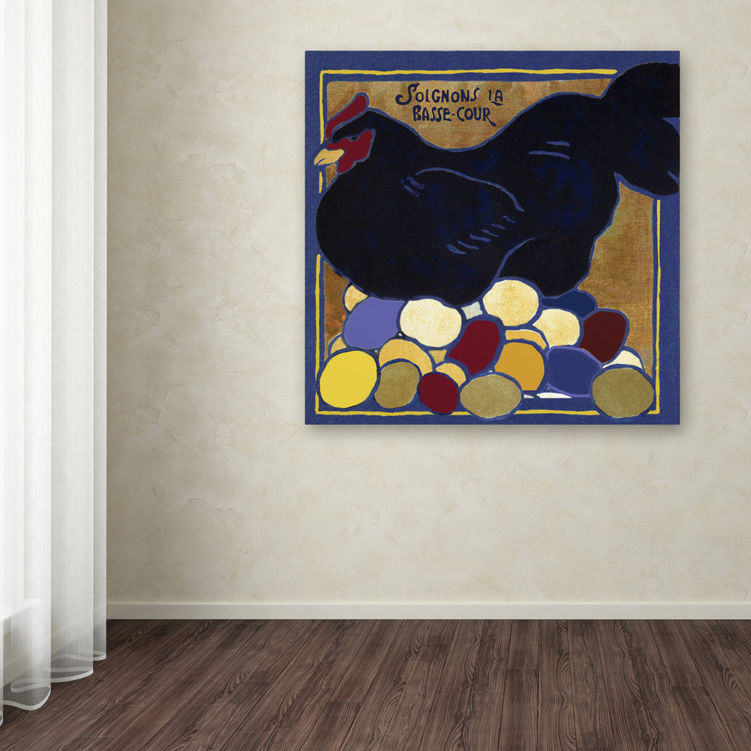 Color Bakery Poulets I Huge Canvas Art 35 x 35 Image 4