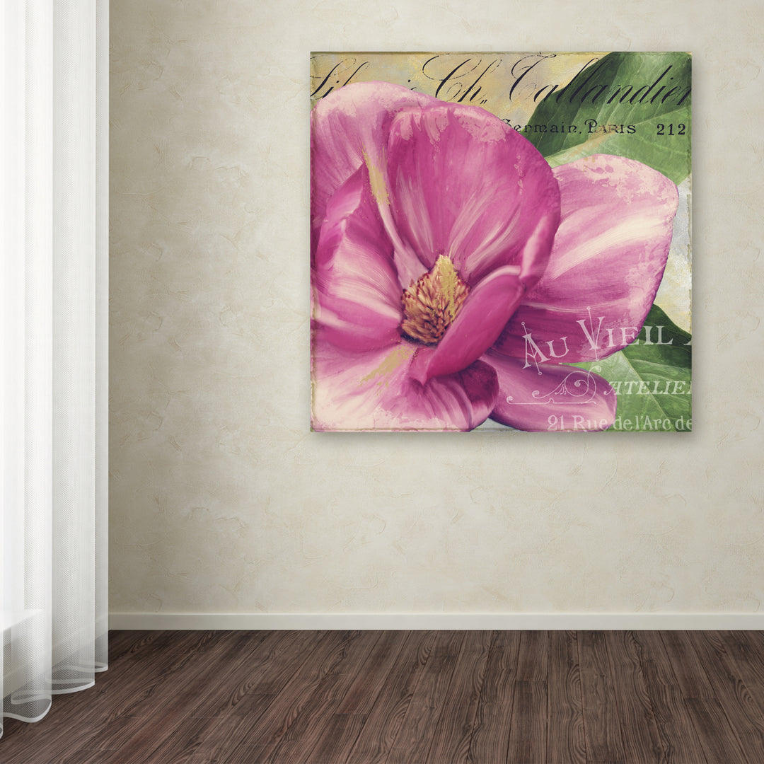 Color Bakery Pink Magnolia II Huge Canvas Art 35 x 35 Image 4