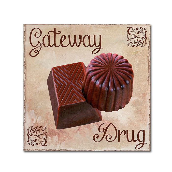 Color Bakery Chocolate Therapy II Huge Canvas Art 35 x 35 Image 1