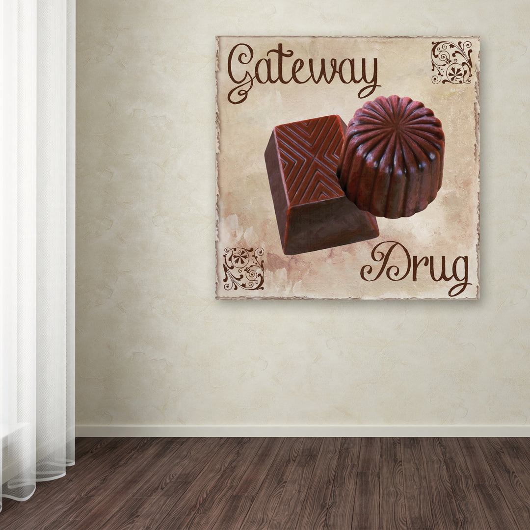 Color Bakery Chocolate Therapy II Huge Canvas Art 35 x 35 Image 4