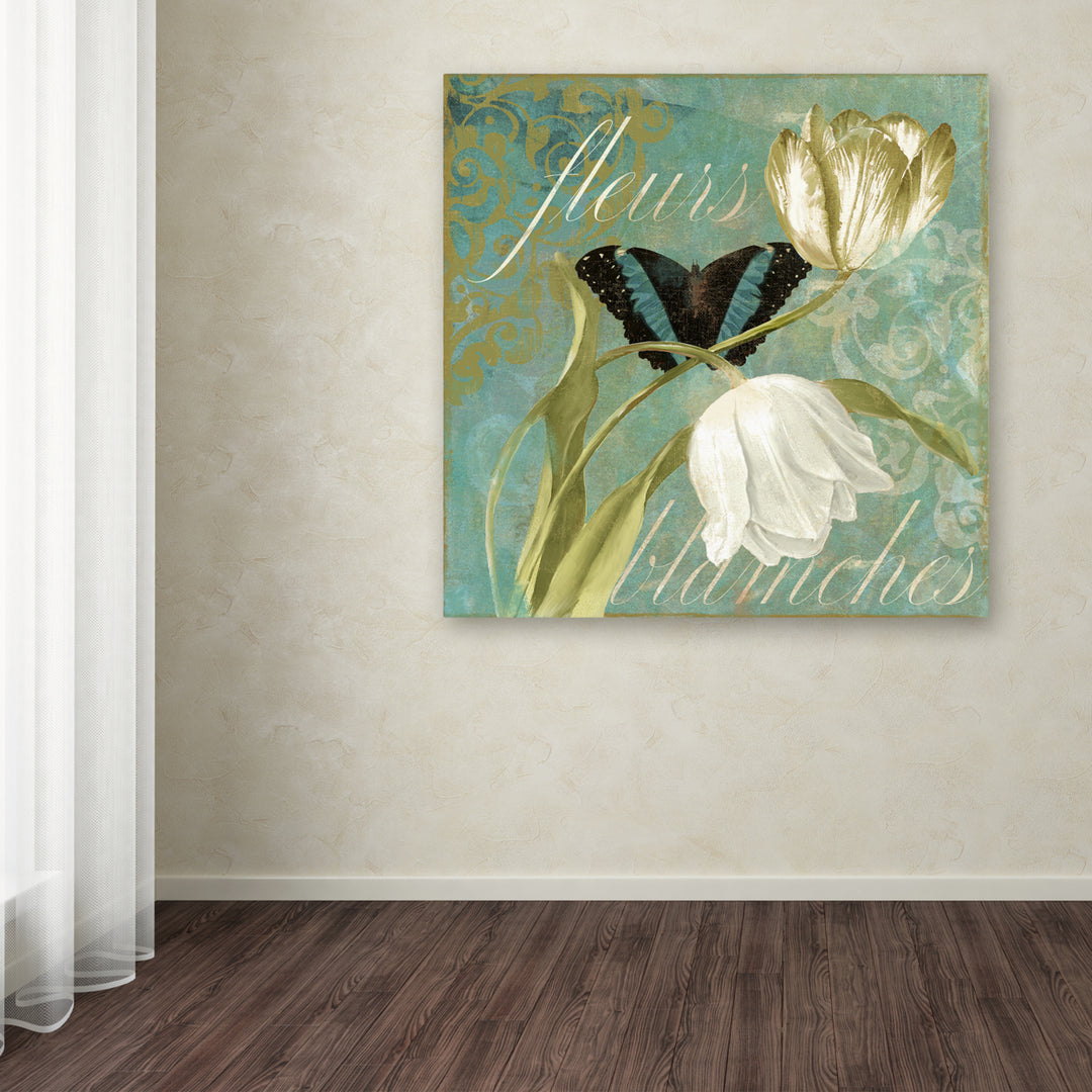 Color Bakery White Tulips II Huge Canvas Art 35 x 35 Image 4