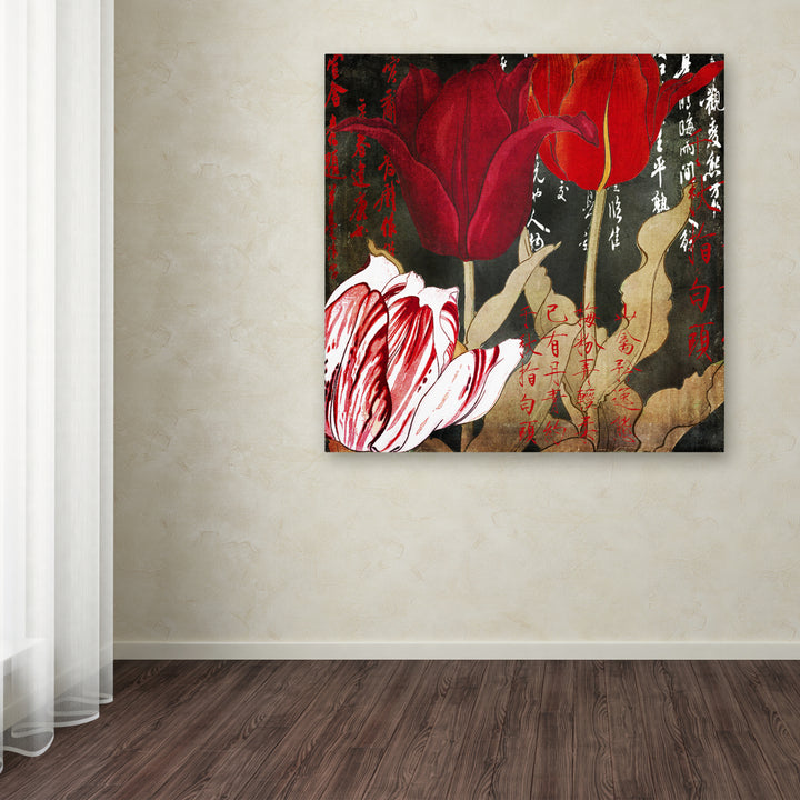 Color Bakery China Red II Huge Canvas Art 35 x 35 Image 4