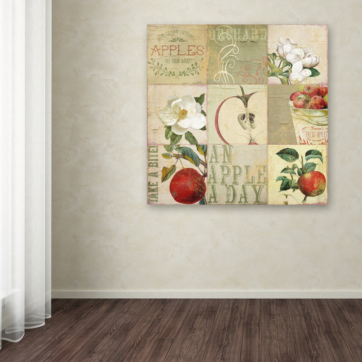 Color Bakery Apple Blossoms III Huge Canvas Art 35 x 35 Image 4