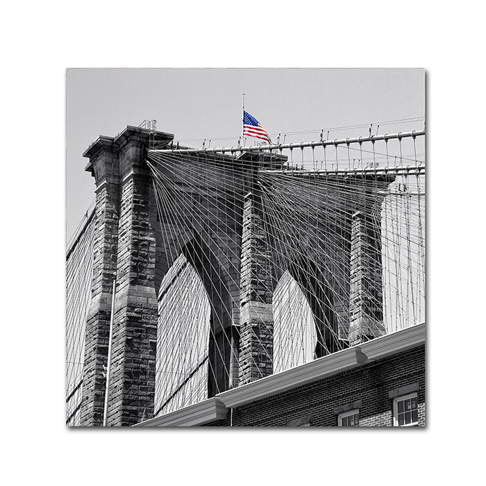 CATeyes Brooklyn Bridge 6 Huge Canvas Art 35 x 35 Image 1