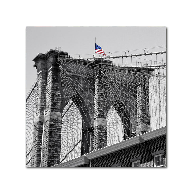 CATeyes Brooklyn Bridge 6 Huge Canvas Art 35 x 35 Image 2