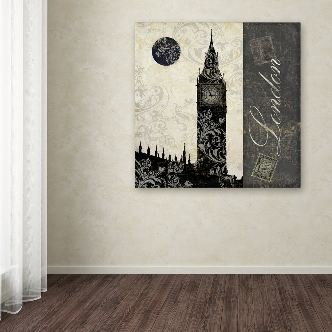 Color Bakery Moon Over London Huge Canvas Art 35 x 35 Image 4