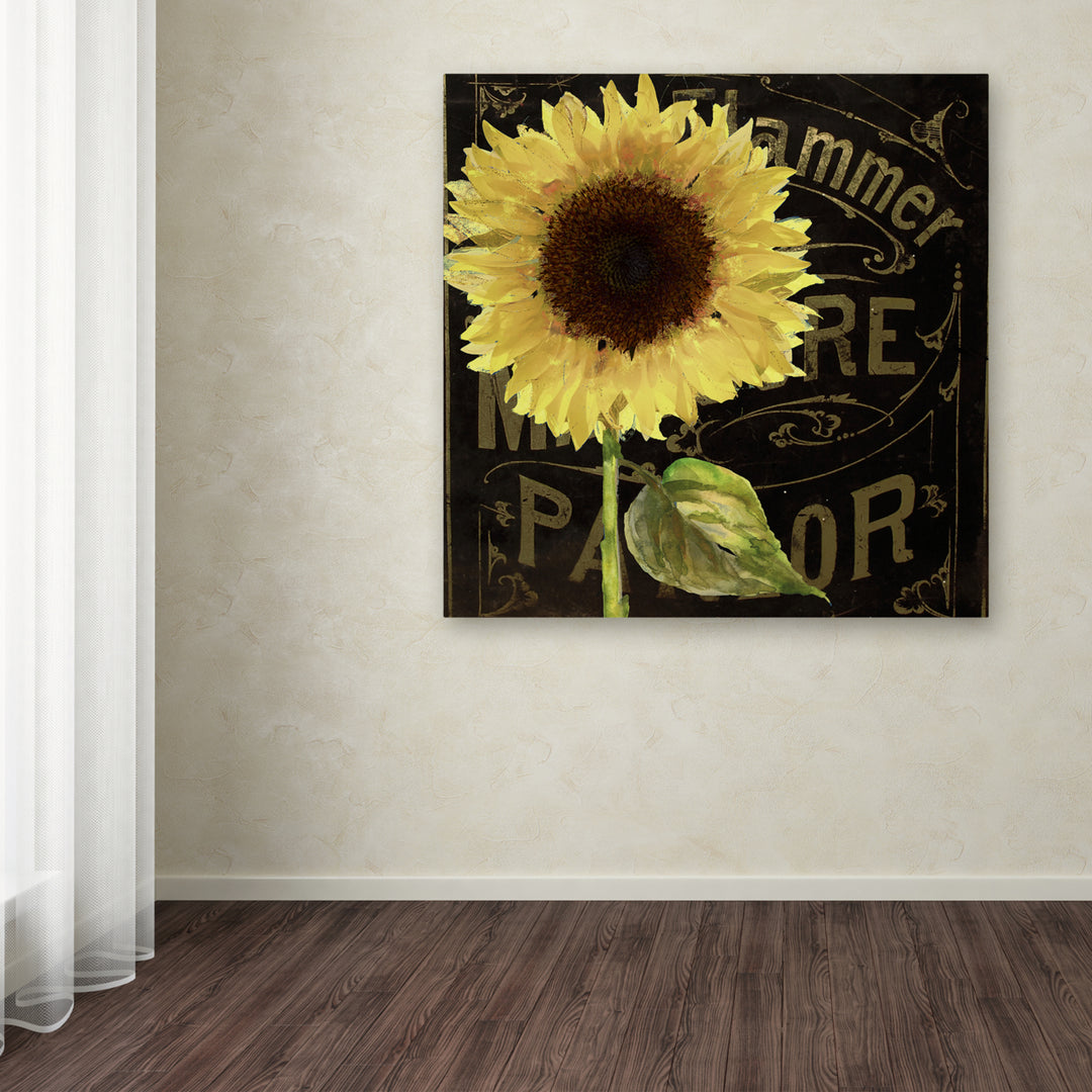 Color Bakery Sunflower Salon I Huge Canvas Art 35 x 35 Image 4
