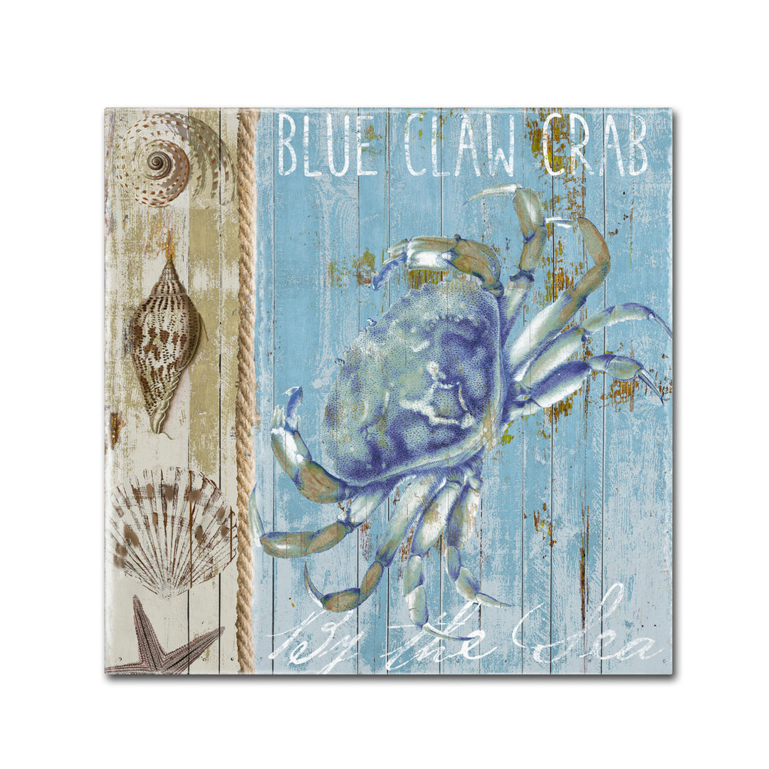 Color Bakery Blue Crab I Huge Canvas Art 35 x 35 Image 2