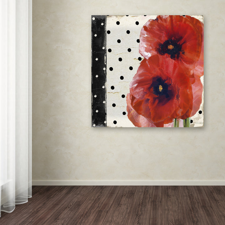 Color Bakery Scarlet Poppies I Huge Canvas Art 35 x 35 Image 4