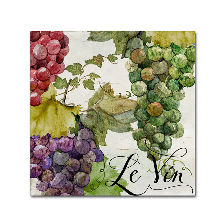 Color Bakery Wines of Paris II Huge Canvas Art 35 x 35 Image 2