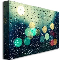 Beata Czyzowska Young Rainy City Canvas Art 16 x 24 Image 3