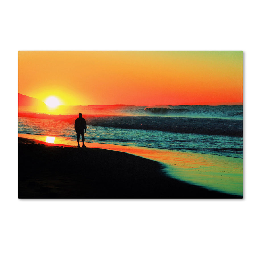 Beata Czyzowska Young Sunrise Walking Canvas Art 16 x 24 Image 1