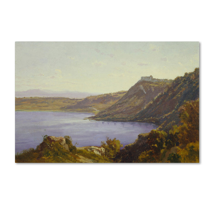 Antoine Joinville The Albano Lake Canvas Art 16 x 24 Image 1