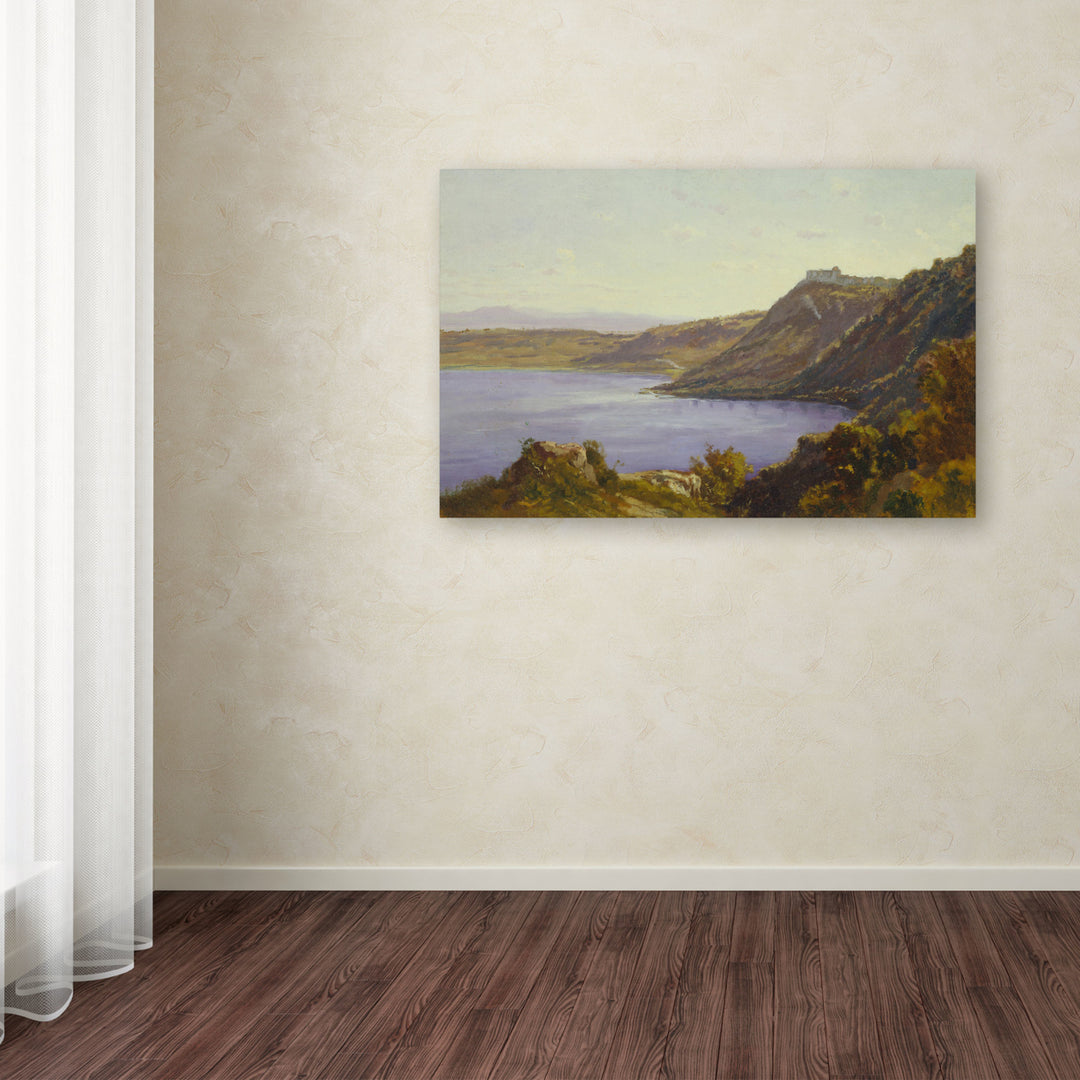 Antoine Joinville The Albano Lake Canvas Art 16 x 24 Image 3