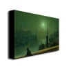 John Grimshaw On the Clyde Glasgow Canvas Art 16 x 24 Image 2