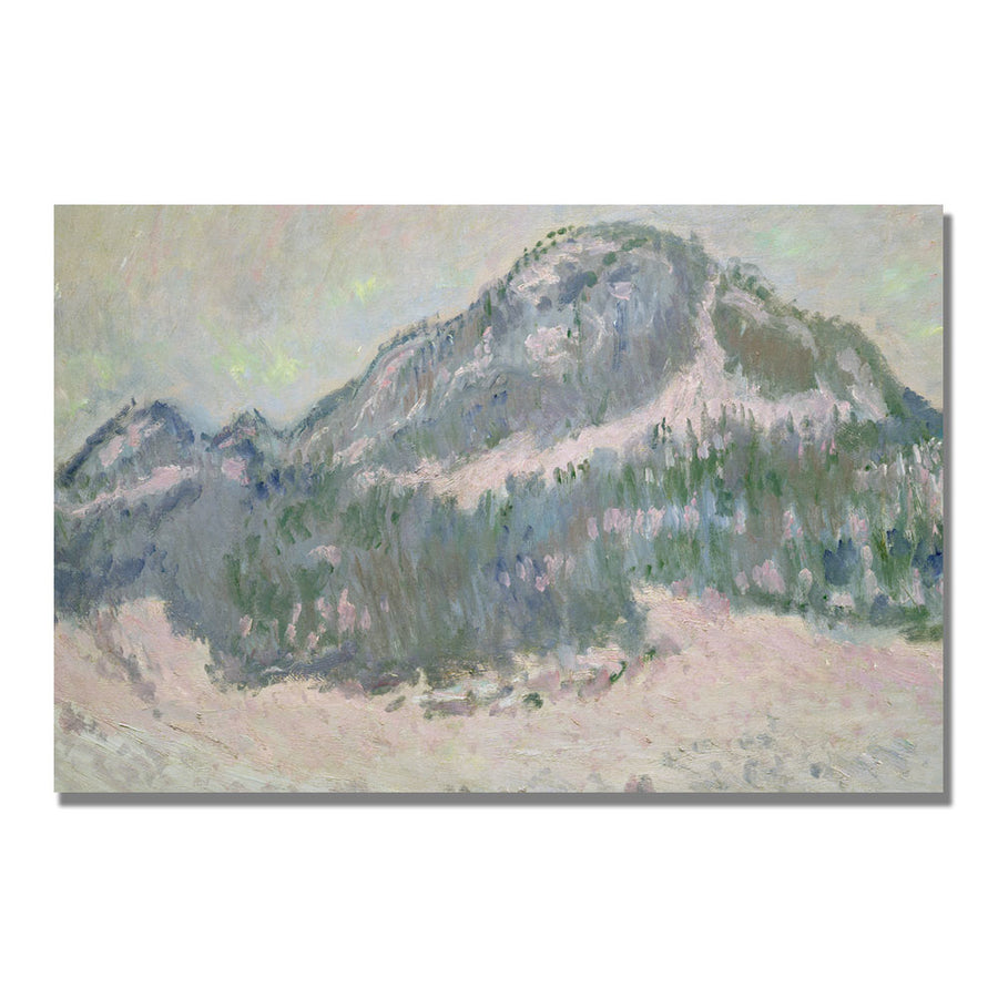Claude Monet Mount Kolsaas, Norway Canvas Art 16 x 24 Image 1