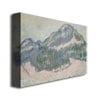 Claude Monet Mount Kolsaas, Norway Canvas Art 16 x 24 Image 2