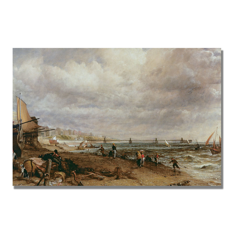 John Constable Marine Parade and Old Chain Pier Canvas Art 16 x 24 Image 1