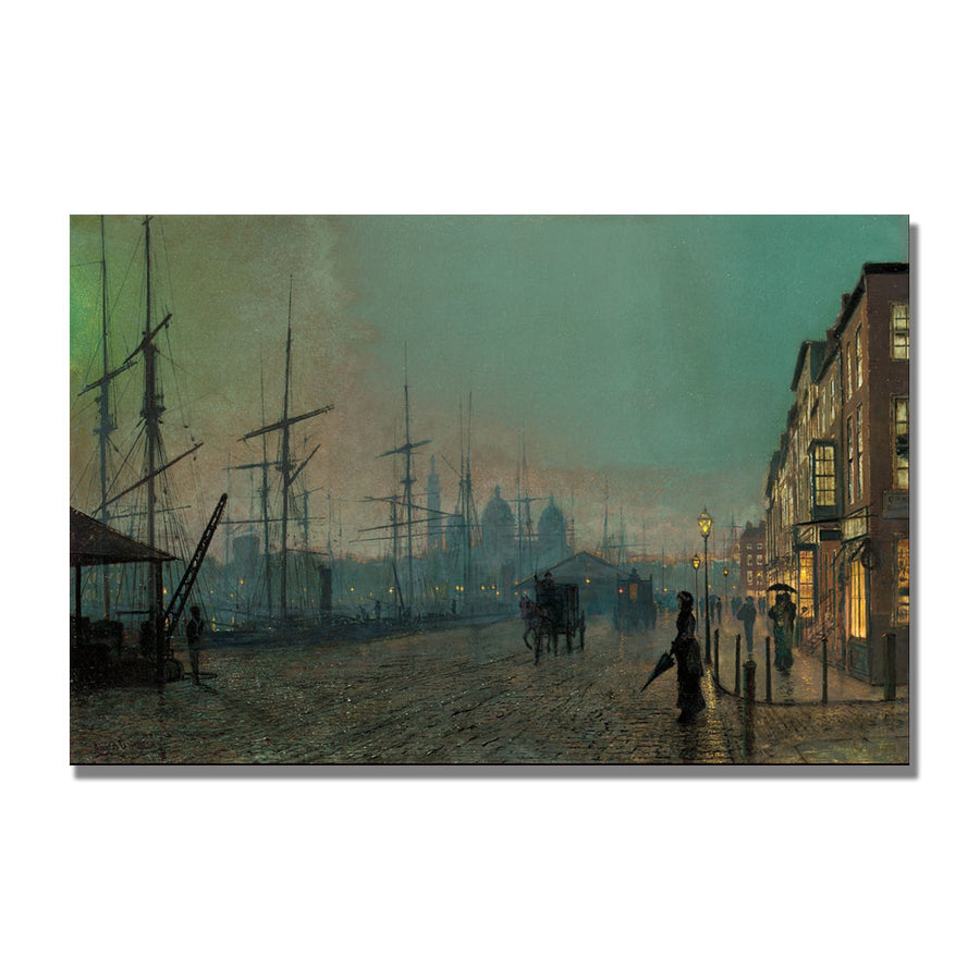 John Grimshaw Humber Dockside Canvas Art 16 x 24 Image 1