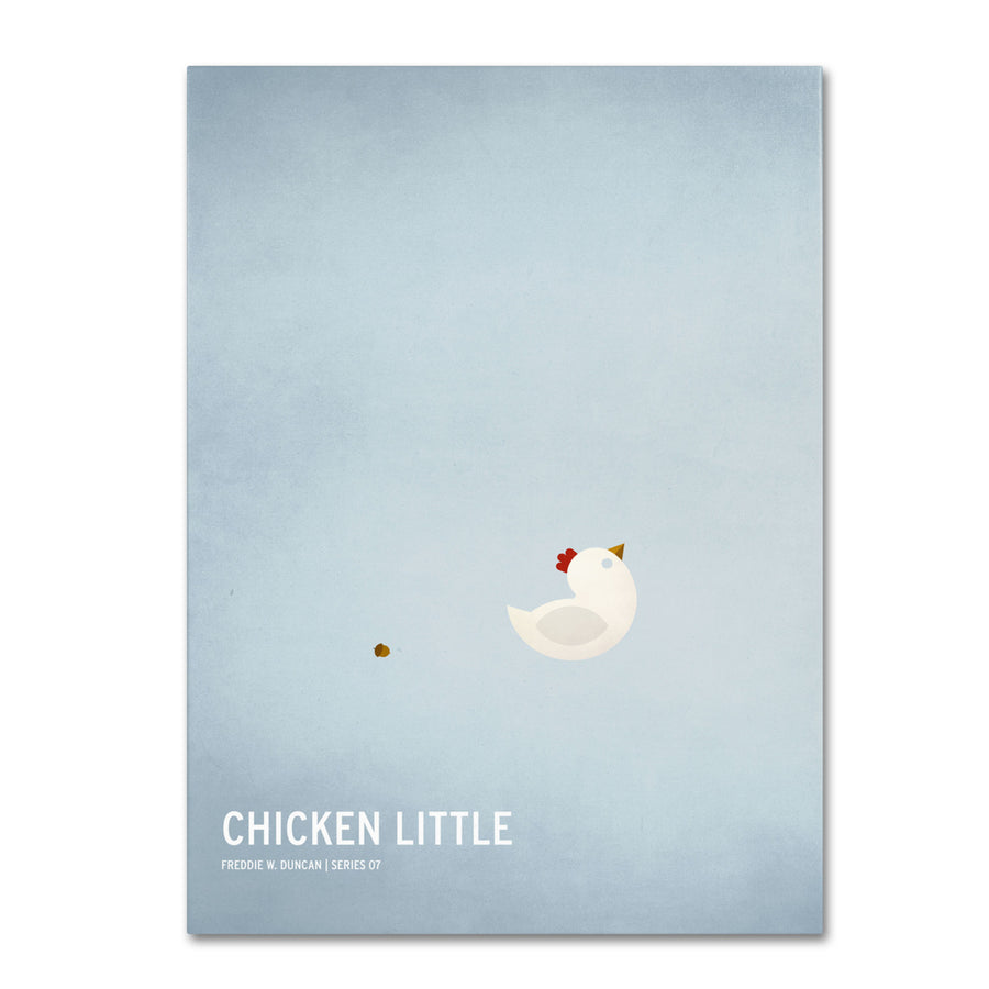 Christian Jackson Chicken Little Canvas Art 16 x 24 Image 1