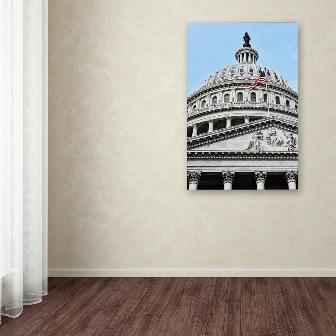 Gregory OHanlon Dome of the US Capitol Canvas Art 16 x 24 Image 3