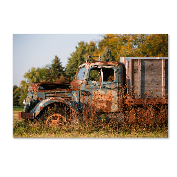 Jason Shaffer Findlay Truck Canvas Art 16 x 24 Image 1