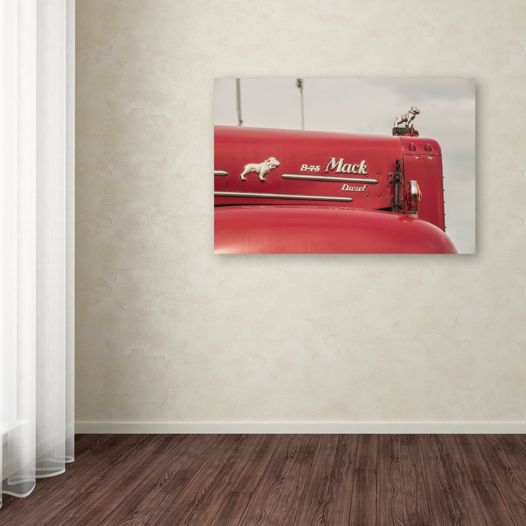 Jason Shaffer Mack Truck 2 Canvas Art 16 x 24 Image 3