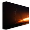 Kurt Shaffer; Lightning Sunset III Canvas Art 16 x 24 Image 2