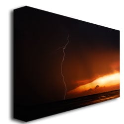 Kurt Shaffer; Lightning Sunset III Canvas Art 16 x 24 Image 3