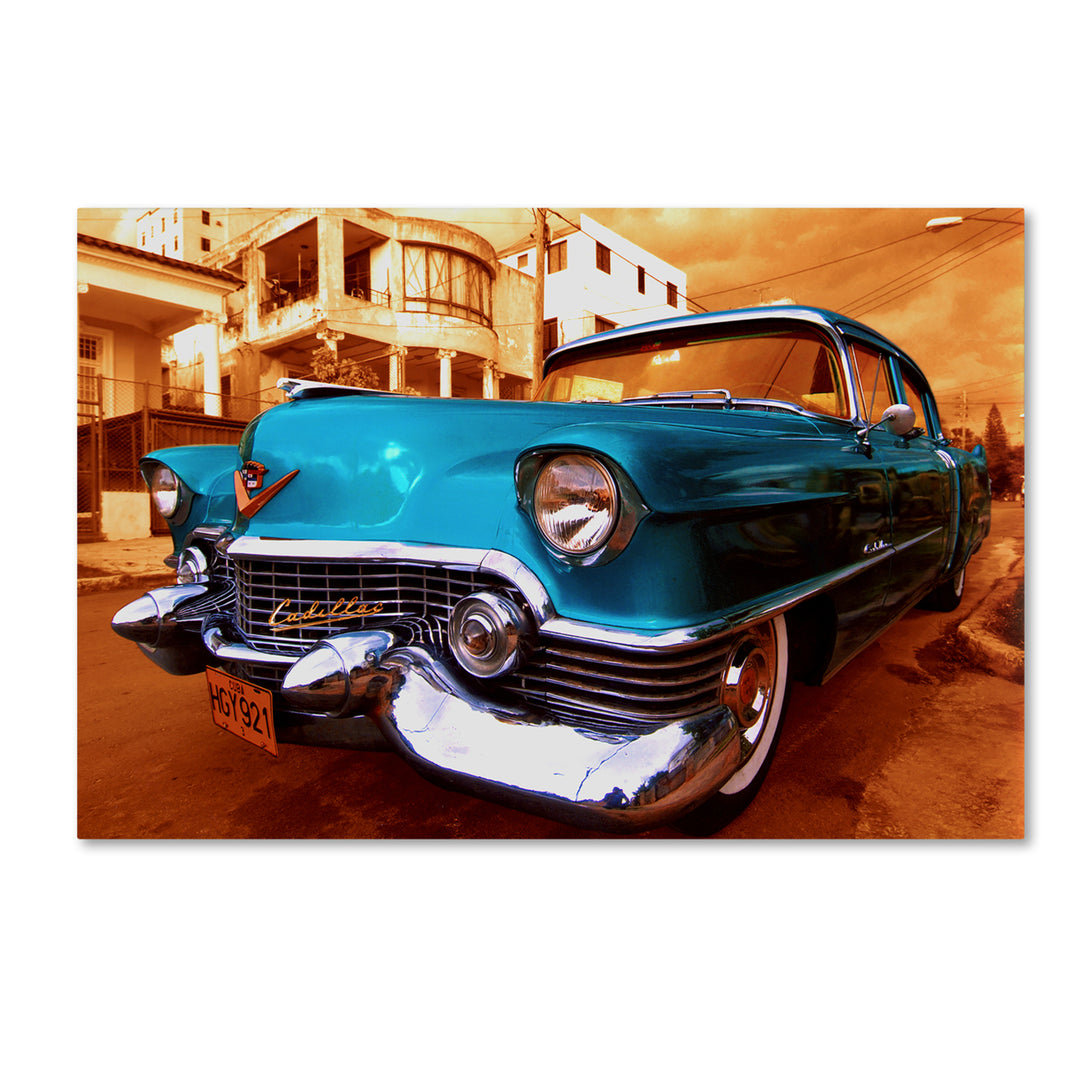 1955 Cadilac Coupe de Ville Sedan Canvas Art 16 x 24 Image 1