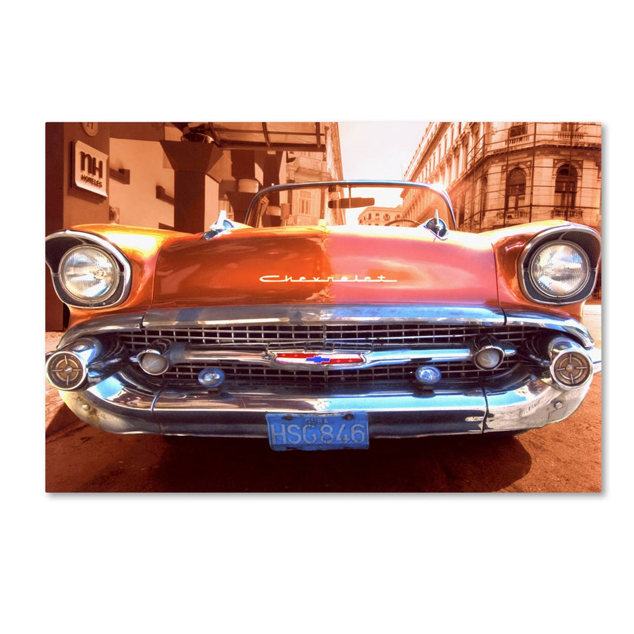 1957 Chevy Canvas Art 16 x 24 Image 1