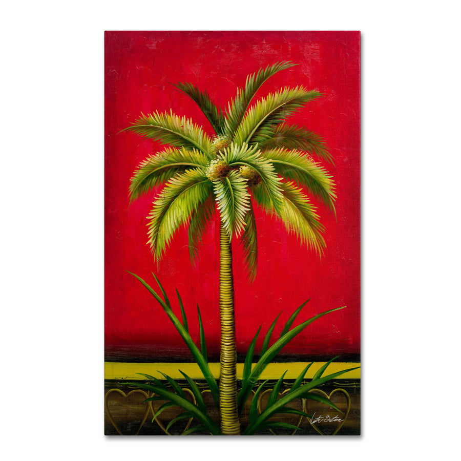 Victor Giton Tropical Palm I Canvas Art 16 x 24 Image 1