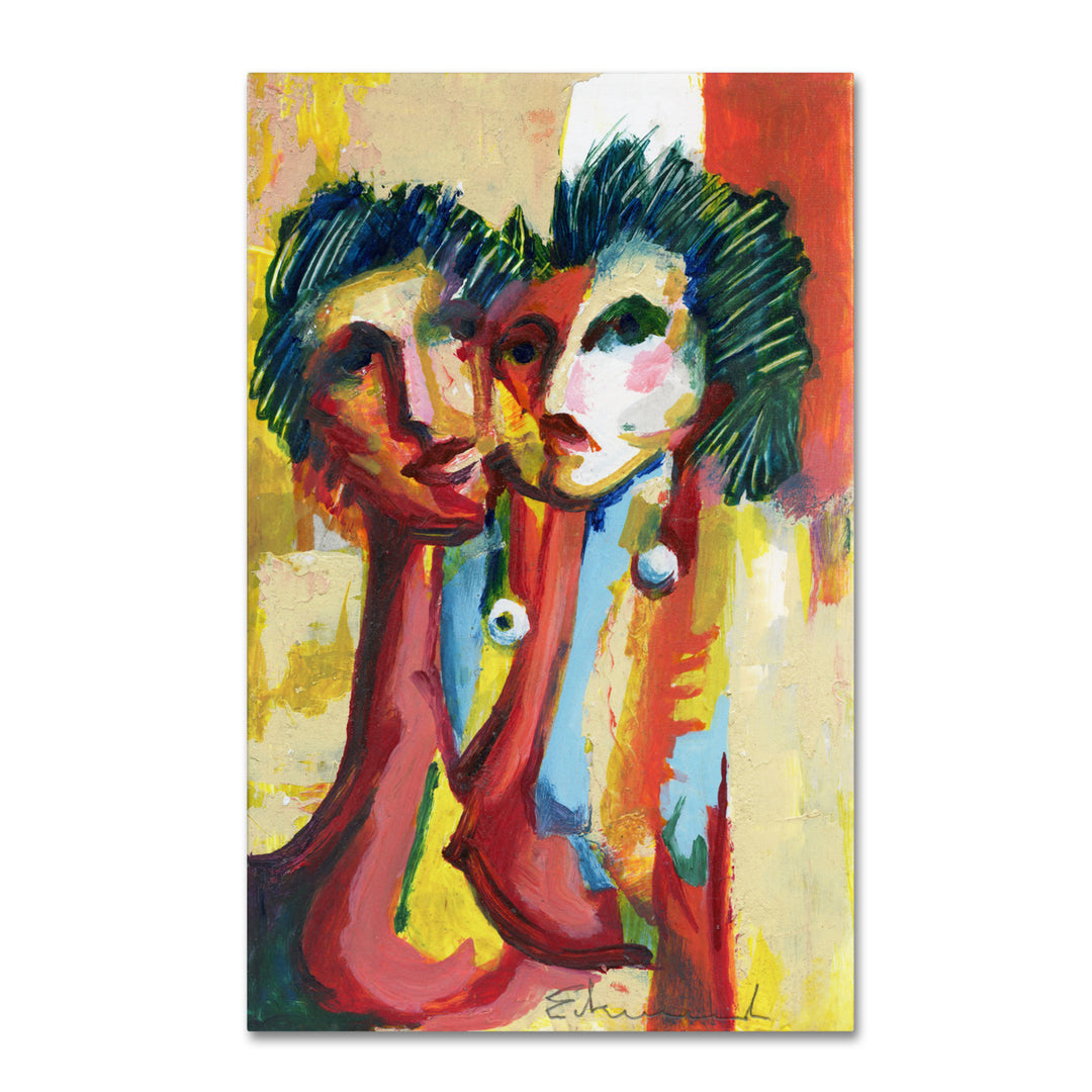 Echemerdia Havana Couple II Canvas Art 16 x 24 Image 1