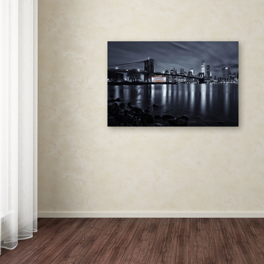 David Ayash Janes Carousel Brooklyn Bridge Canvas Art 16 x 24 Image 3