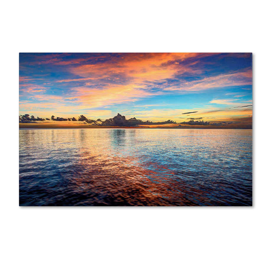 David Ayash Carribean Sunset Canvas Art 16 x 24 Image 1