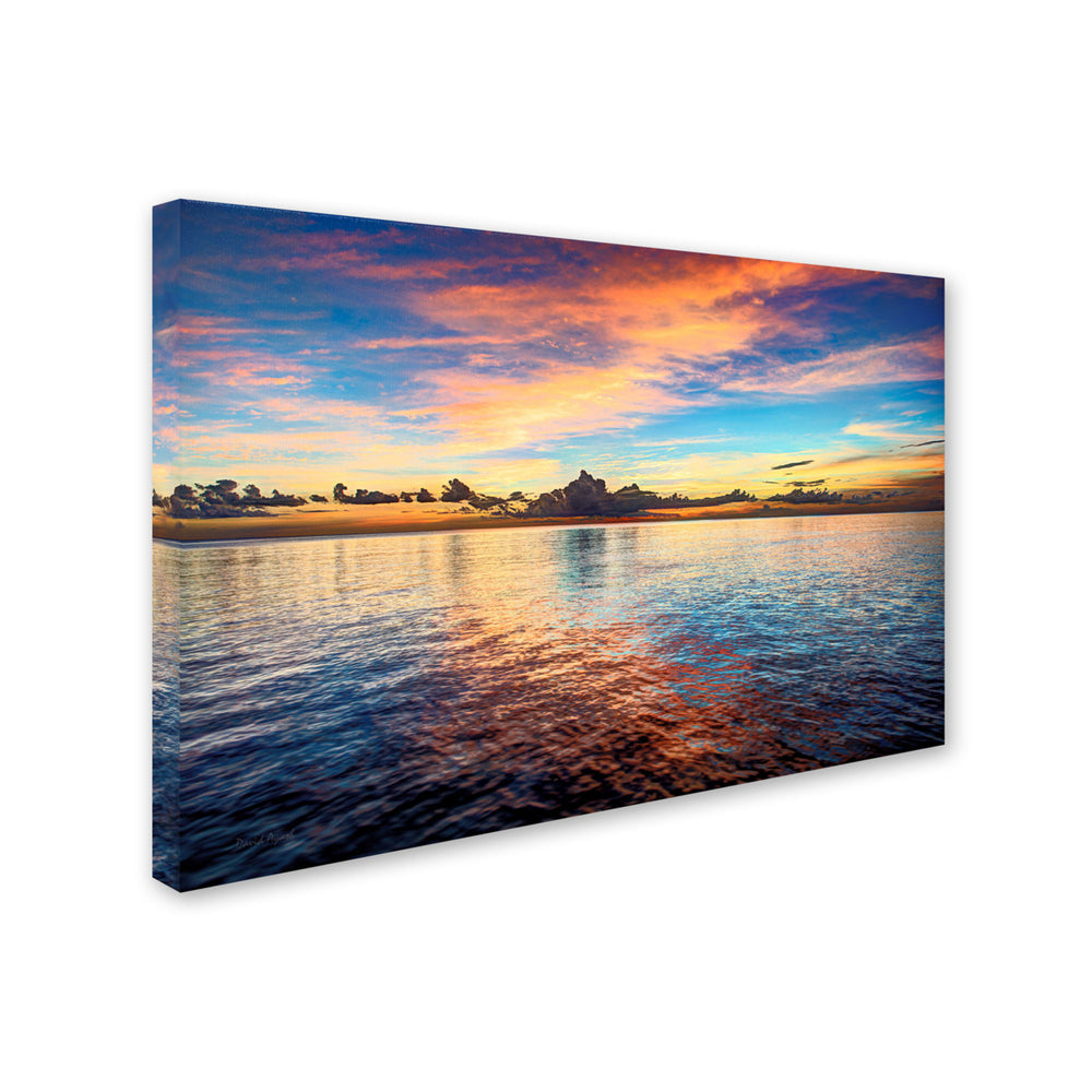 David Ayash Carribean Sunset Canvas Art 16 x 24 Image 2