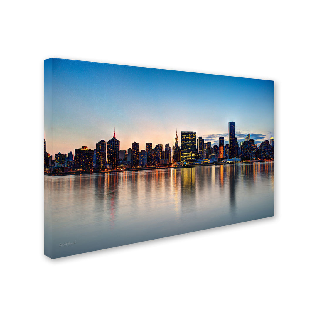 David Ayash Midtown NYC Over the East River-I Canvas Art 16 x 24 Image 2