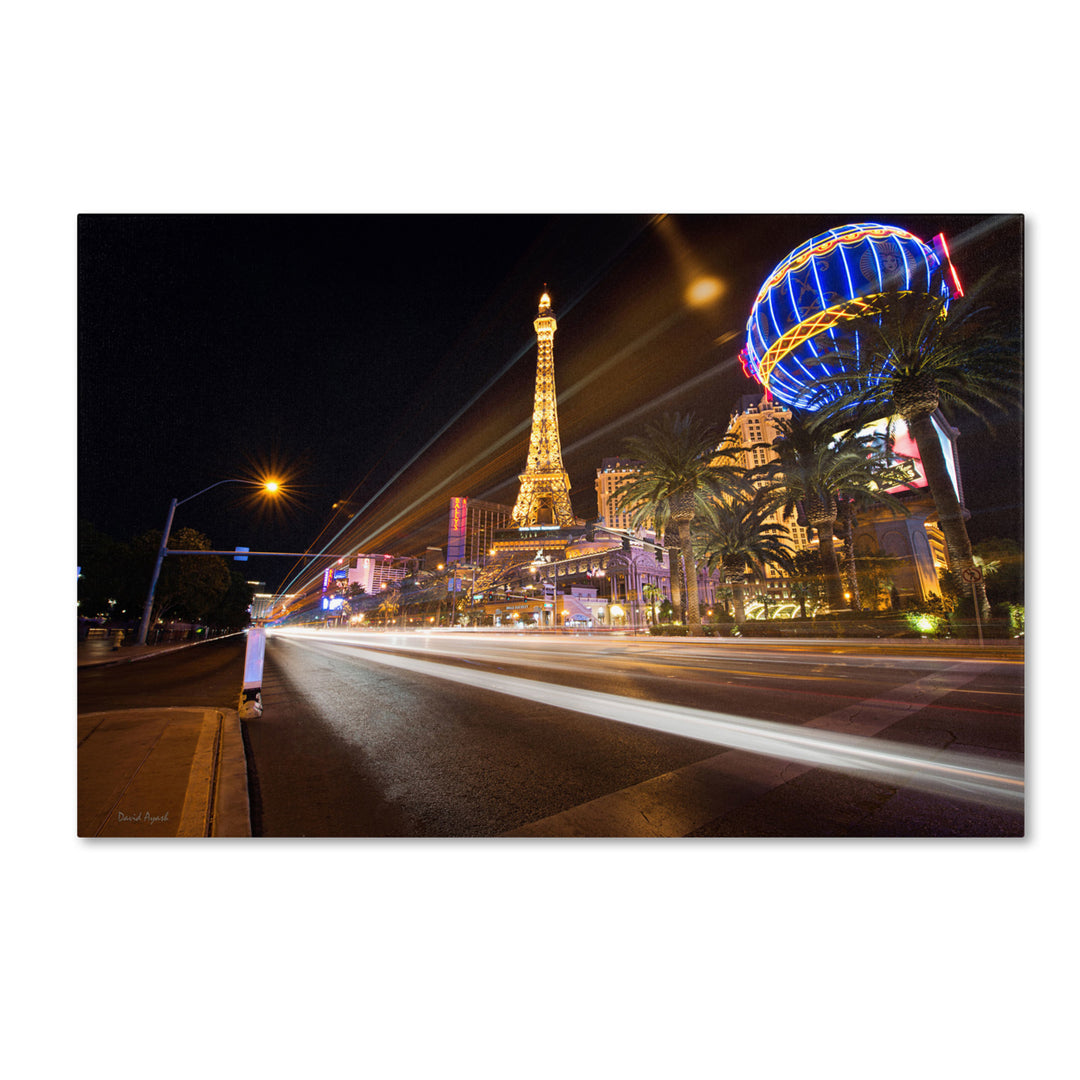 David Ayash Las Vegas Blvd. Canvas Art 16 x 24 Image 1