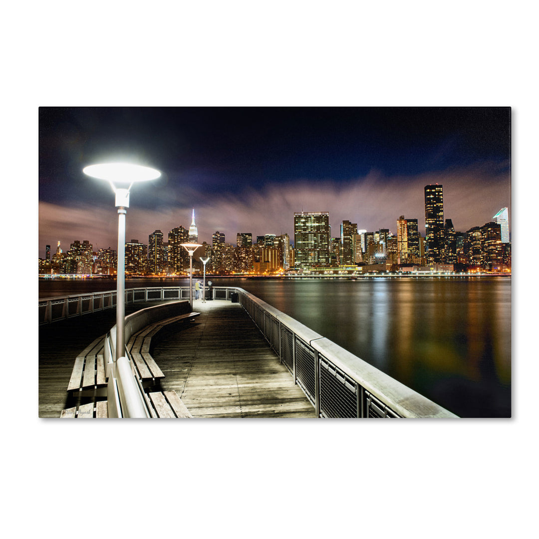 David Ayash Gantry Plaza - NYC Canvas Art 16 x 24 Image 1