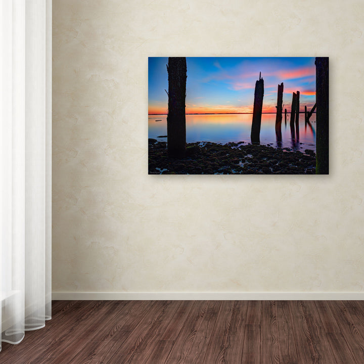 David Ayash Jamaica Bay Sunset - NYC I Canvas Art 16 x 24 Image 3