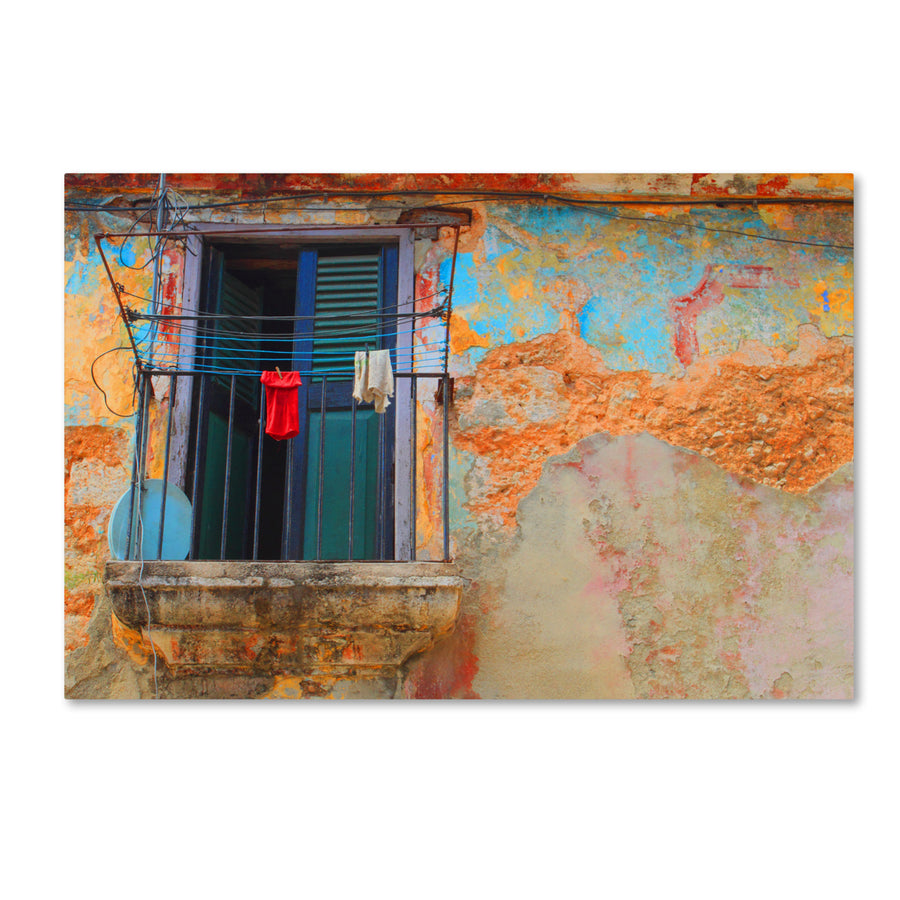 Masters Fine Art Havana Balcony Canvas Art 16 x 24 Image 1