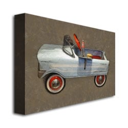 Michelle Calkins Tee Bird Pedal Car Canvas Art 16 x 24 Image 3