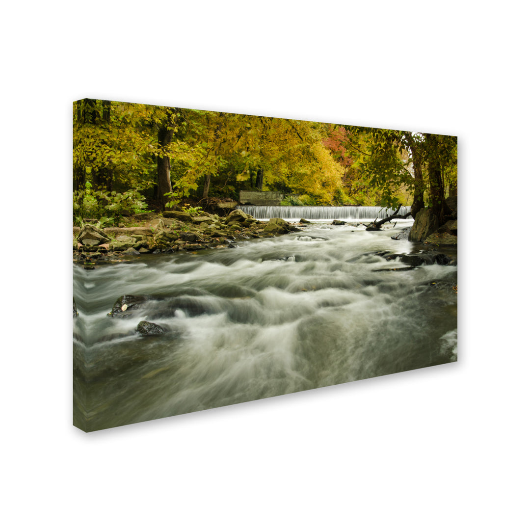 PIPA Fine Art Hoopes Falls in the Autumn Canvas Art 16 x 24 Image 2