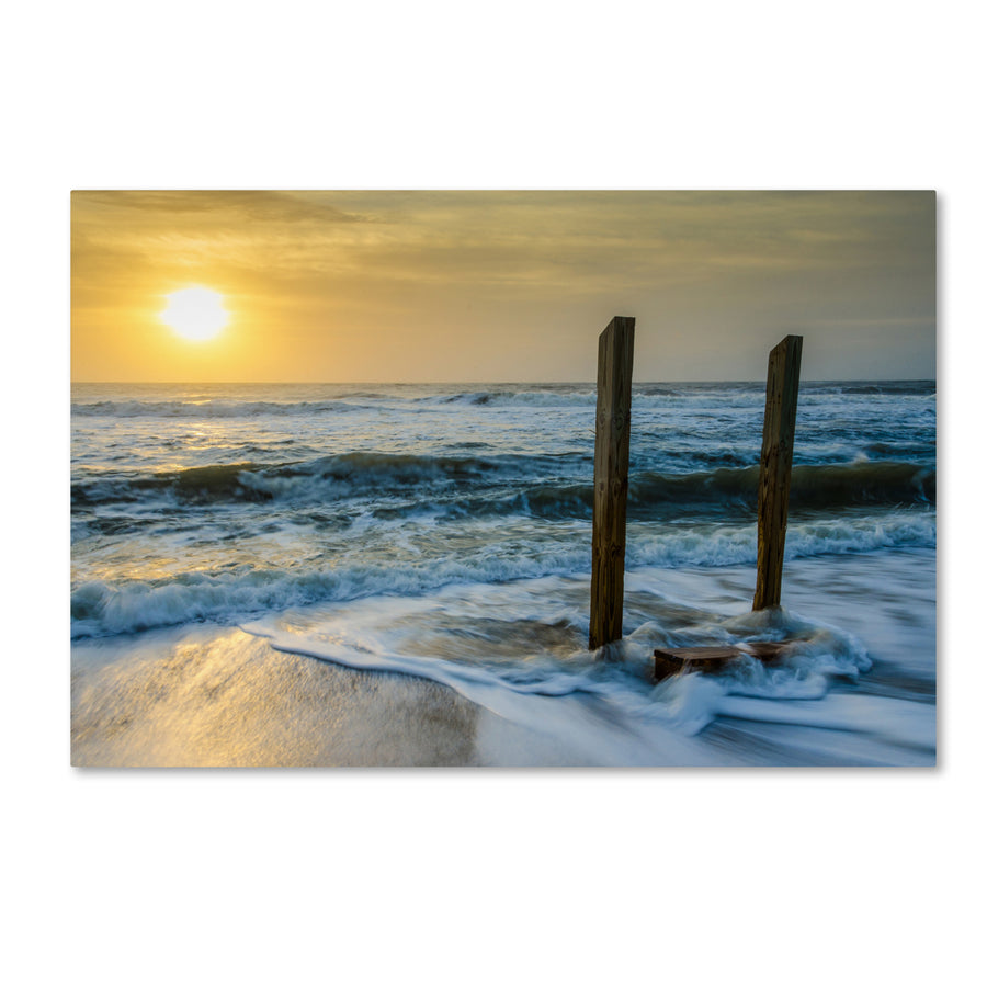 PIPA Fine Art Kissed by the Sea Canvas Art 16 x 24 Image 1