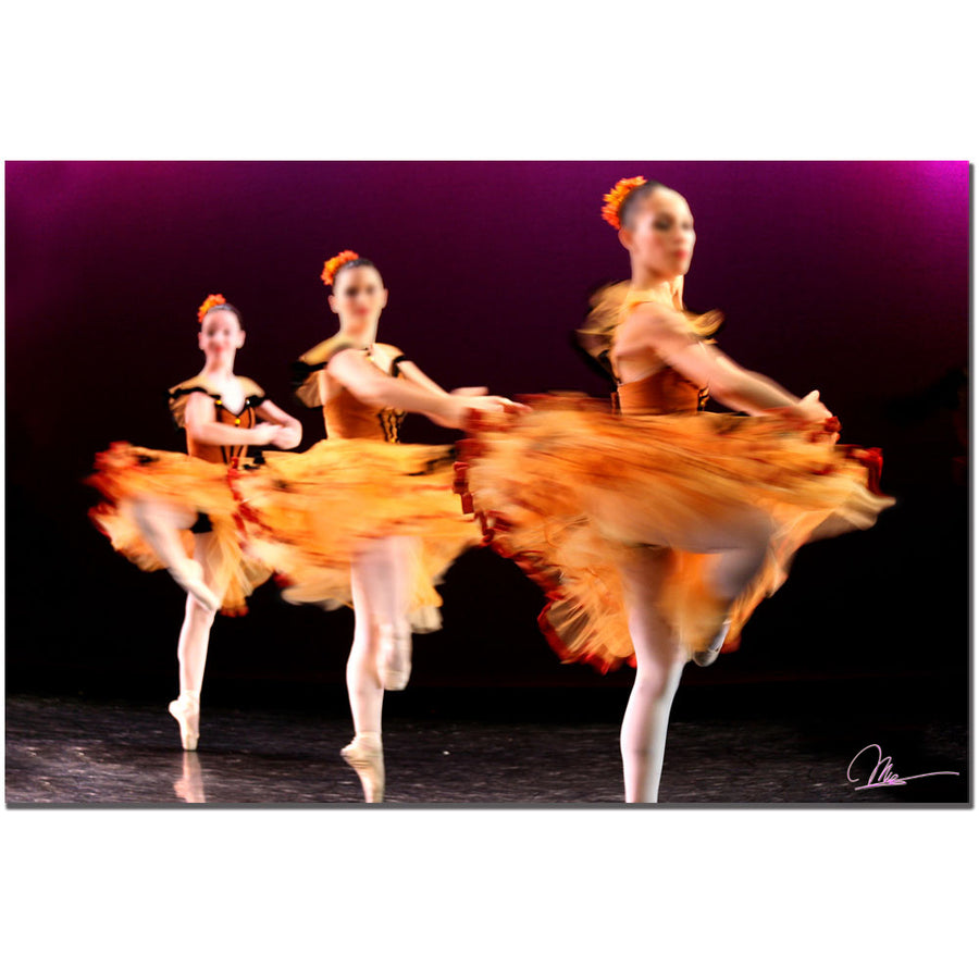 3 Dancers by Martha Gueraa 16x24 Canvas Art 16 x 24 Image 1