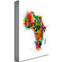 Michael Tompsett Africa - Paint Splashes Canvas Art 16 x 24 Image 3